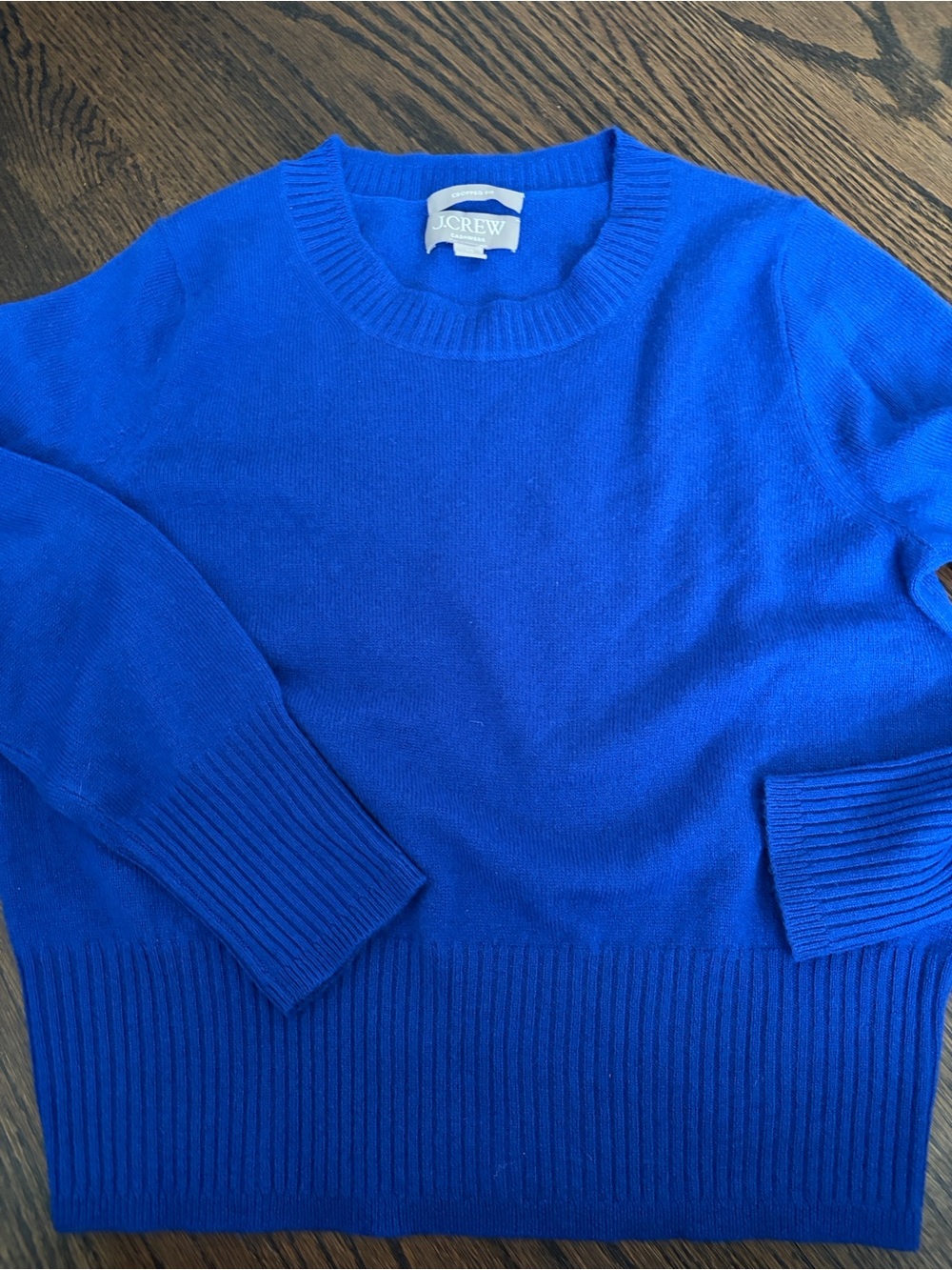 J. Crew women’s Bright Royal Blue Crewneck Sweater